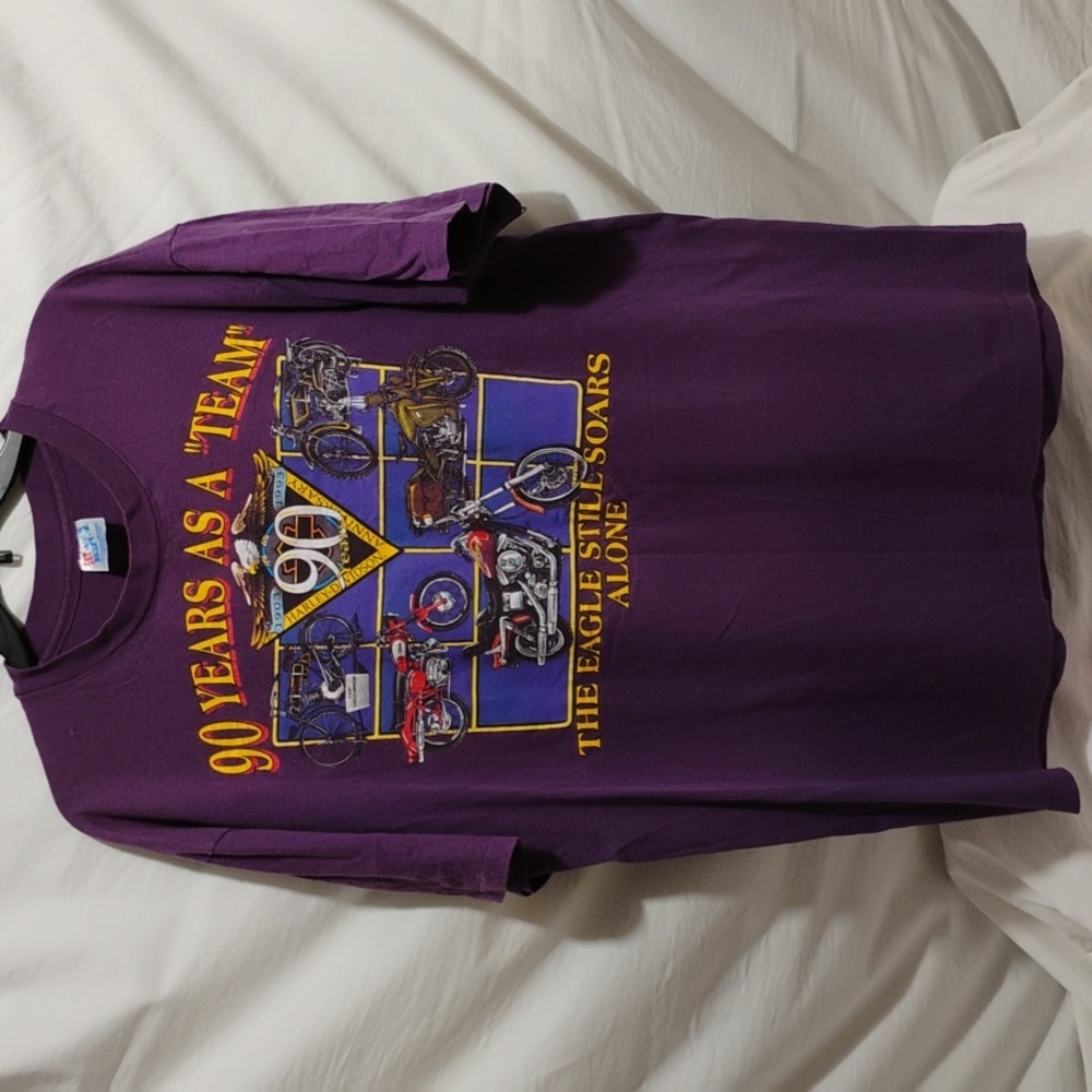 (A-73) SALE! Harley Davidson 90 Years Open House York Pennsylvania 1993 Shirt